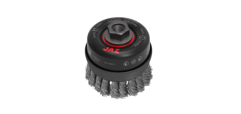 Jaz Twist Knot Cup Brush 125 x M14 x0.8 (Each)