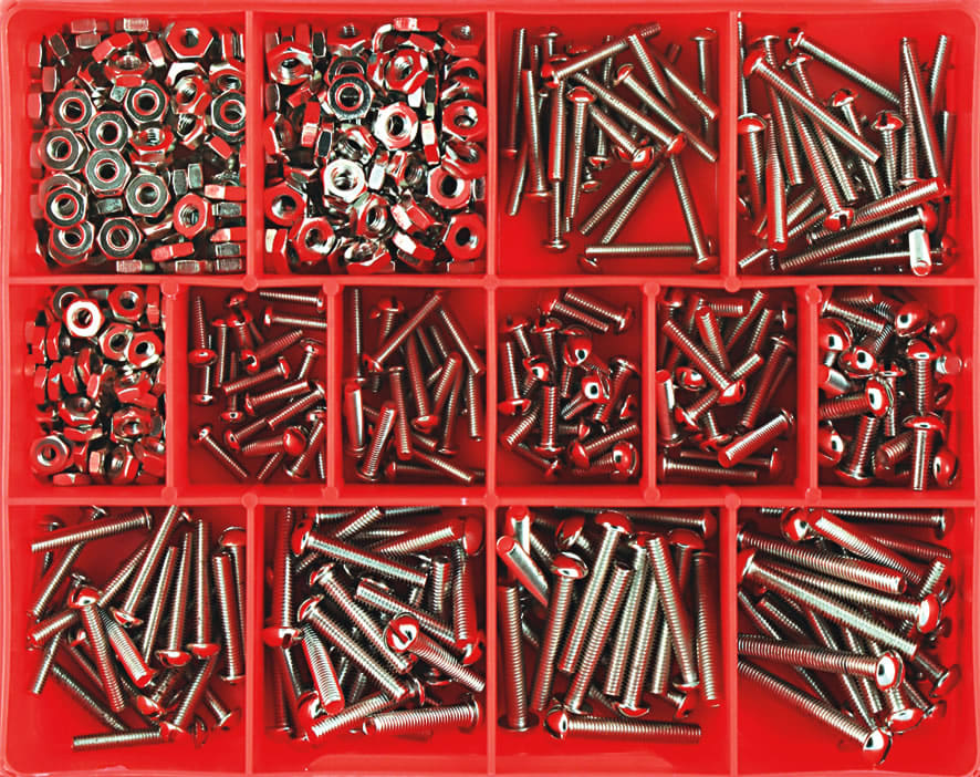 Champion Fine Thread Screw & Nut Assortment 300 piece