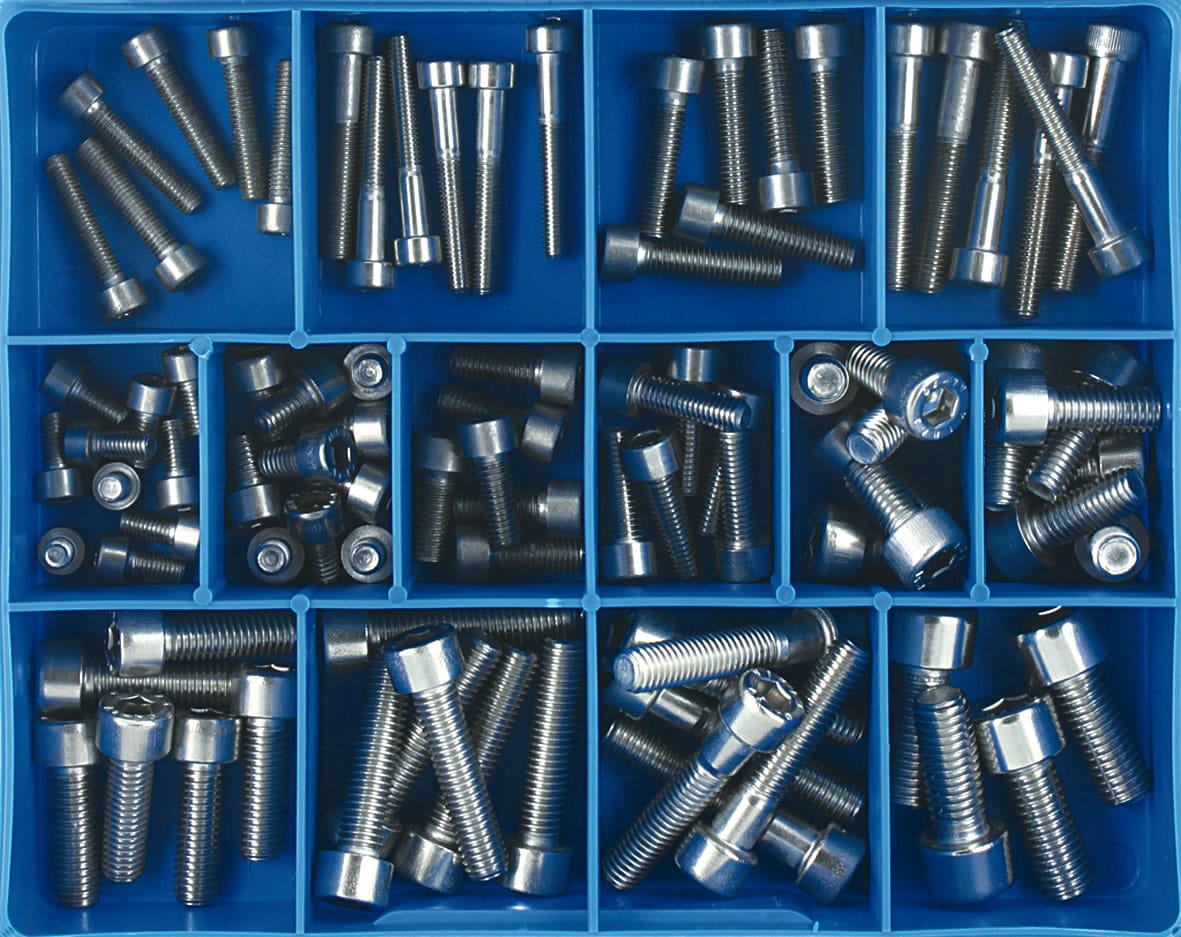 Champion S/Steel 316 Metric Cap Screw Assortment 90 piece
