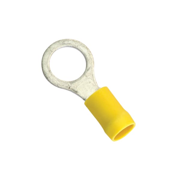 Champion 5/16in / 8mm Yellow Ring Terminal 5 Pack