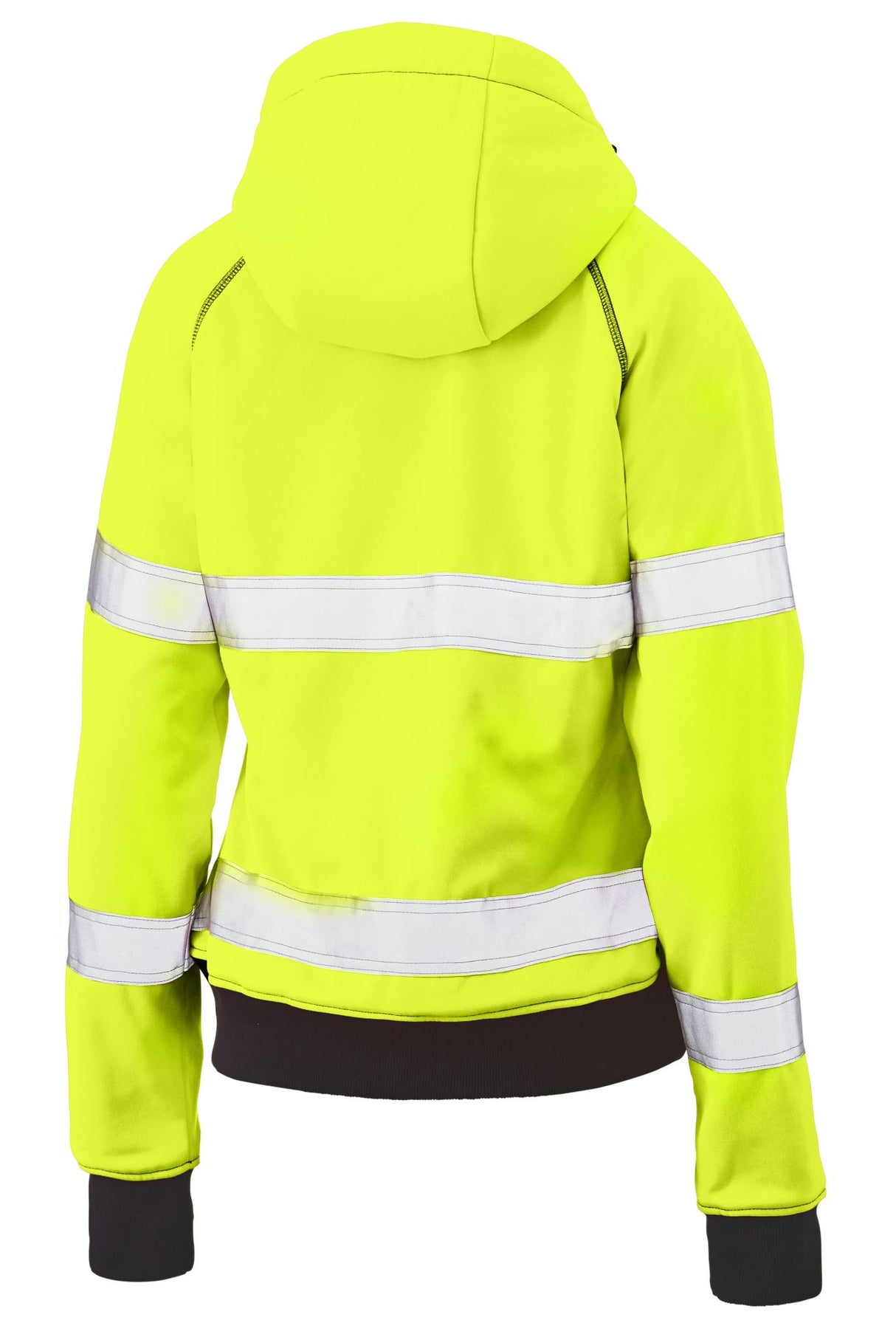 Bisley, Women's Hi Vis Fleece Hoodie, BKL6819T - Yellow (Size: 20)