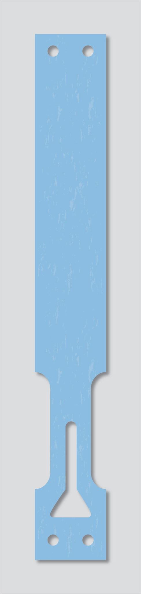 Tuflok Tag Mood Blue 186 x 25mm 1000 tags per roll (Carton of 5 rolls)