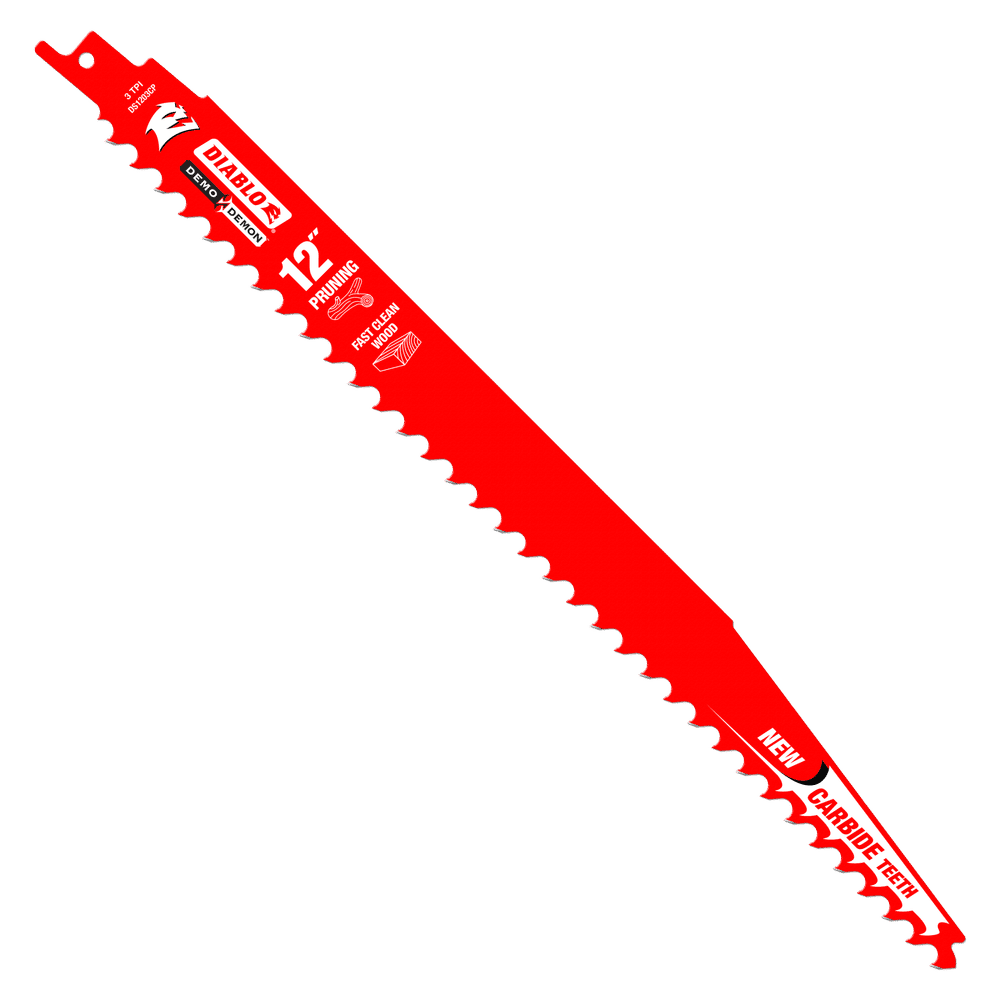 Diablo Demon Carbide Tipped Pruning & Wood Blade 12" (Pack of 3)