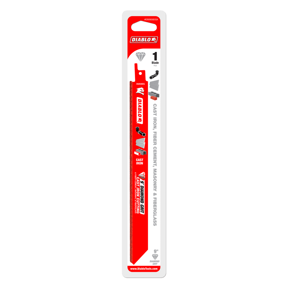 Diablo Diamond Grit Reciprocating Blade 9" (Each)