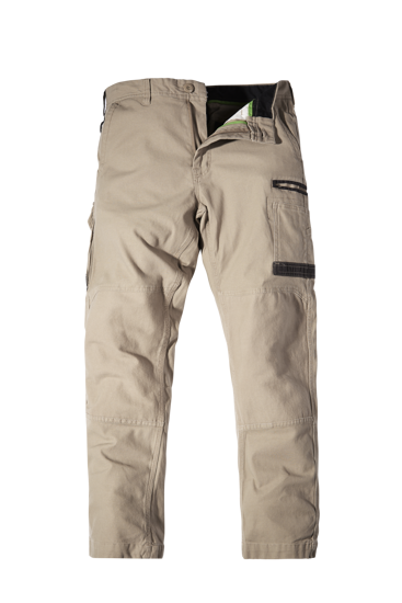 FXD, Cotton Stretch Work Pant, WP-3 (Pair) - Khaki - Size: 42