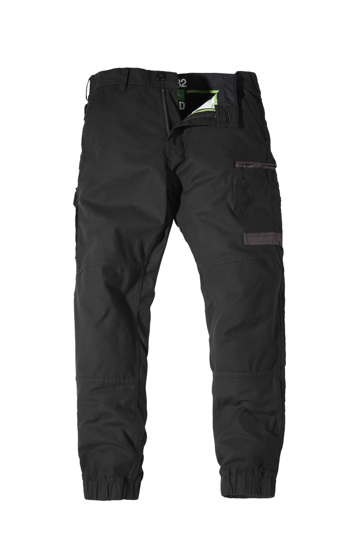 FXD, Cotton Stretch Cuffed Work Pant, WP-4 - Black (Size: 28)