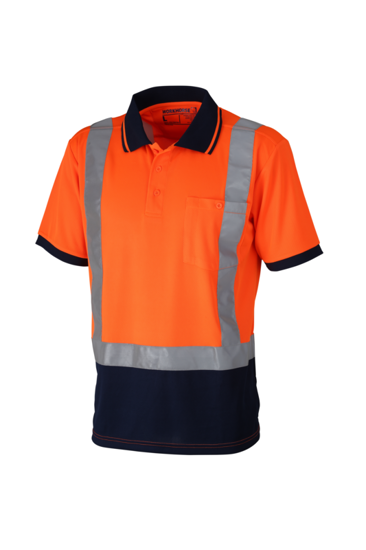 Workhorse, Hi Vis Micromesh Polo, MSH164 (Each) -  - Size: L