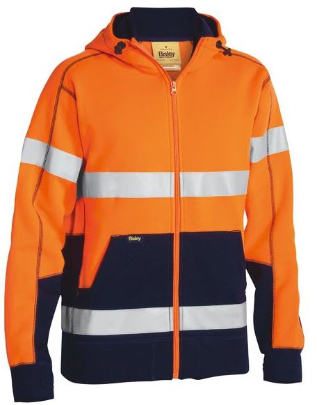 Bisley, Hi Vis Fleece Hoodie, BK6819T (Each) -  - Size: 3XL