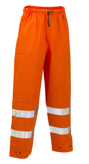 Tornado,Taped PU/PVC Over Trouser (Pair) - Fluro Orange - Size: M