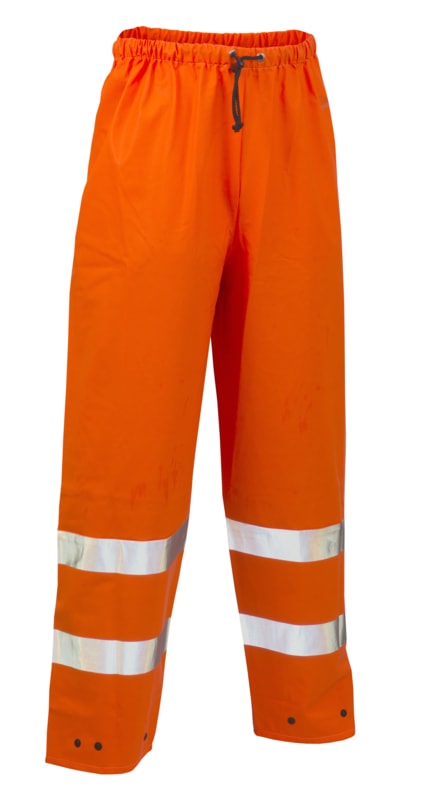 Tornado,Taped PU/PVC Over Trouser (Pair) - Fluro Orange - Size: L