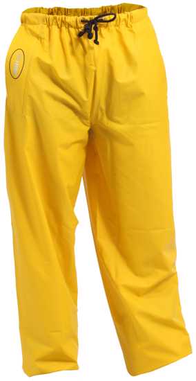Bison, Premium Weight PVC Over Trouser (Pair) - Yellow - Size: M