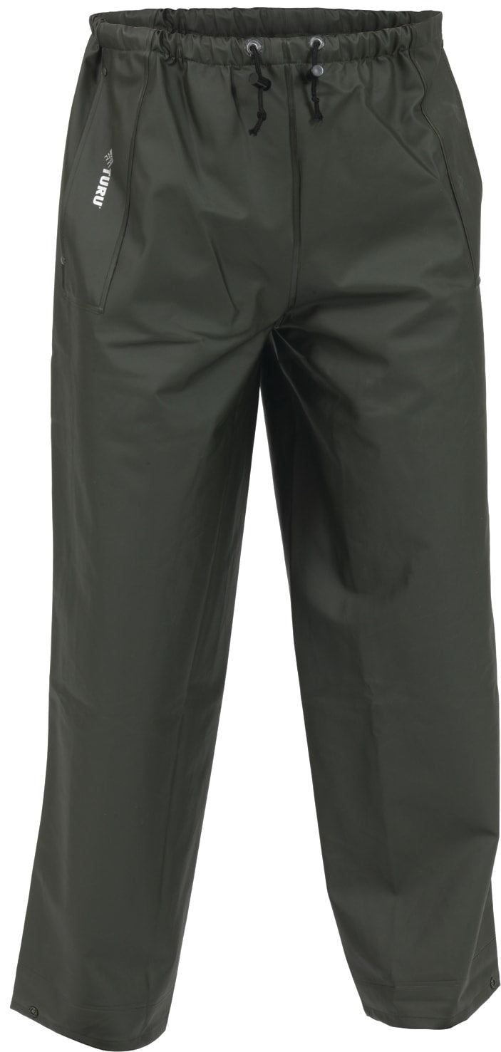 Bison, Premium Weight PVC Over Trouser - Green - XL