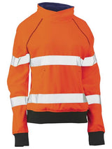 Bisley, Women's Hi Vis Fleece Jumper, BKL6818T - Yellow (Size: 20)