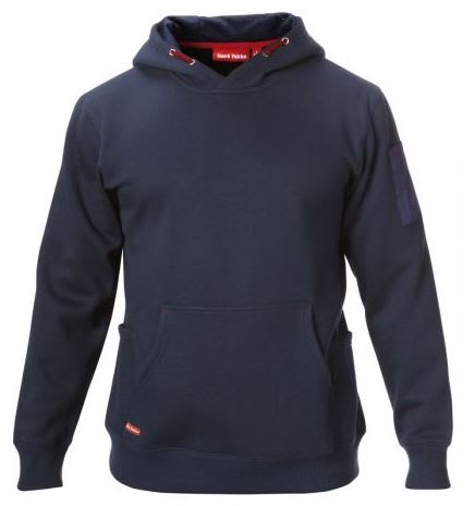 Hard Yakka, Brushed Fleece Hoodie, Y19326 - Navy - 5XL