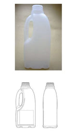 Plastic Bottle Frontline Natural Gempack-226 x 97 x 71mm-1000ml-Each