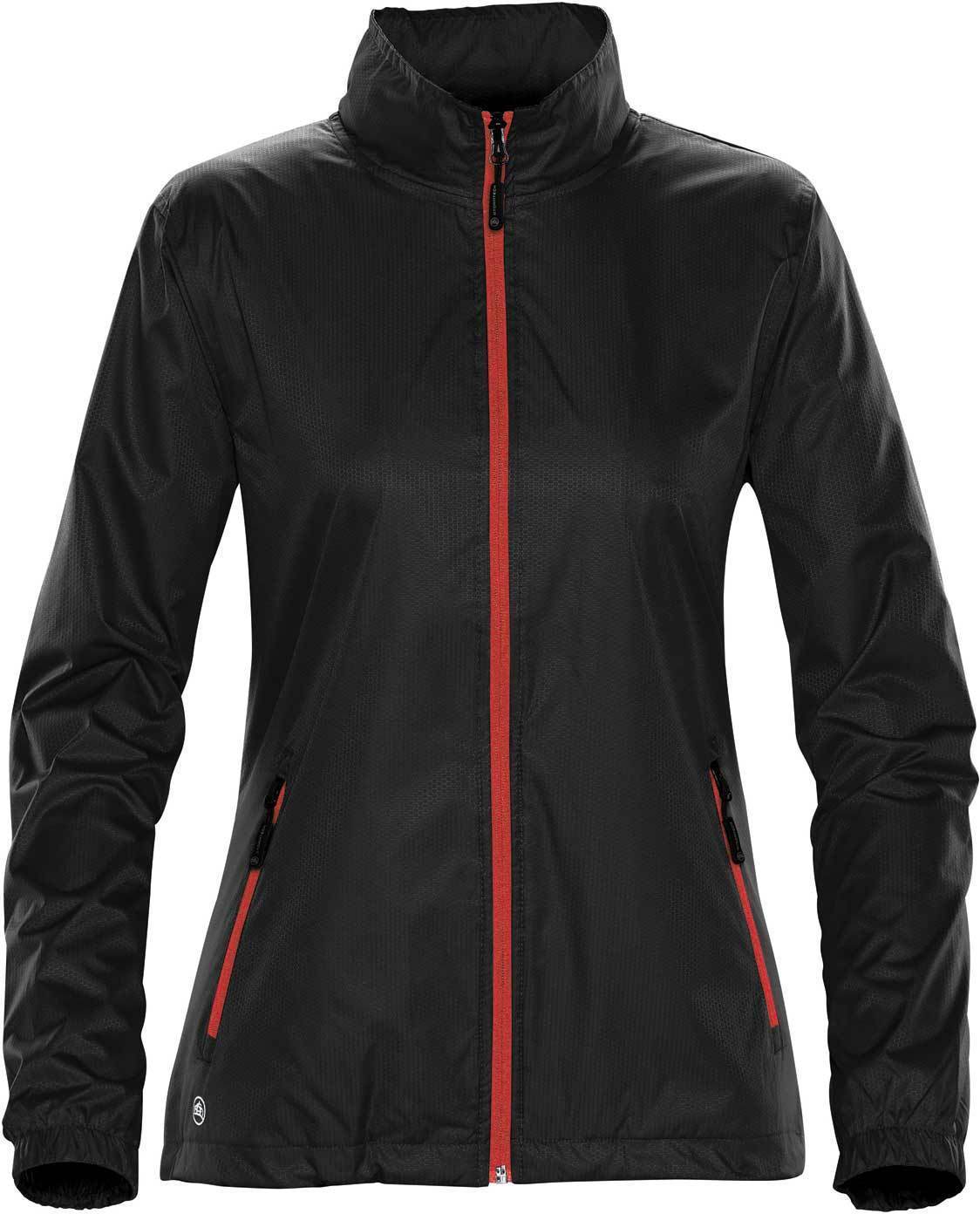 Stormtech, Women's Axis Shell Jacket, GSX-1W - Black/Red (BR) (Size: S)