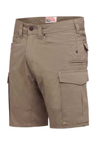 Hard Yakka, 3056 Ripstop Cargo Short, Y05100 (Pair) - Desert - Size: 82