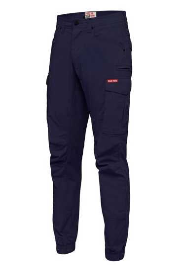 Hard Yakka, 3056 Ripstop Cuffed Cargo Pant, Y02340 (Pair) - Navy - Size: 12