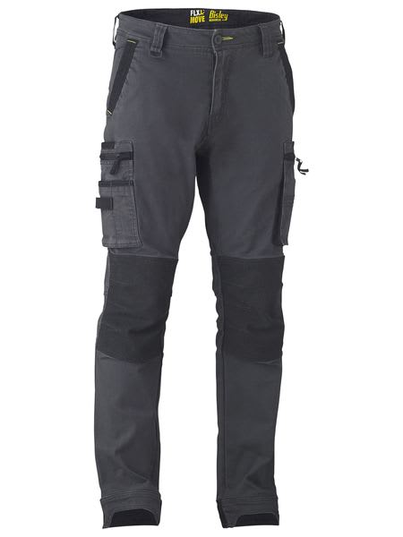 Bisley, FLX & MOVE Stretch Utility Zip Cargo Pant (Pair) - Charcoal - Size: 112