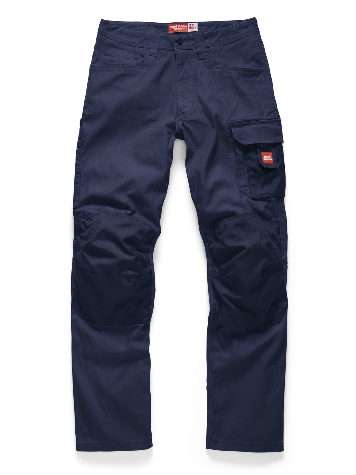 Hard Yakka, Legends Cargo Pant, Y02202-Stout Fit (Pair) - Navy - Size: 127