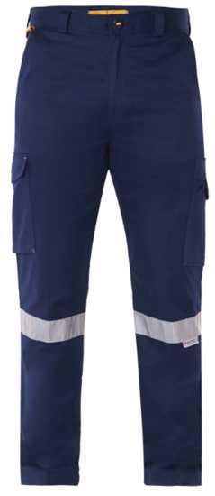 Workhorse, Taped Ripstop Cargo Pant, MPA068-Stout fit (Pair) - Navy - Size: 122