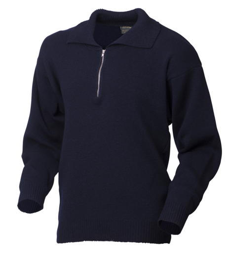 Timbo, Wool Blend 1/2 Zip Jersey, WJ1 (Each) - Black - Size: XL