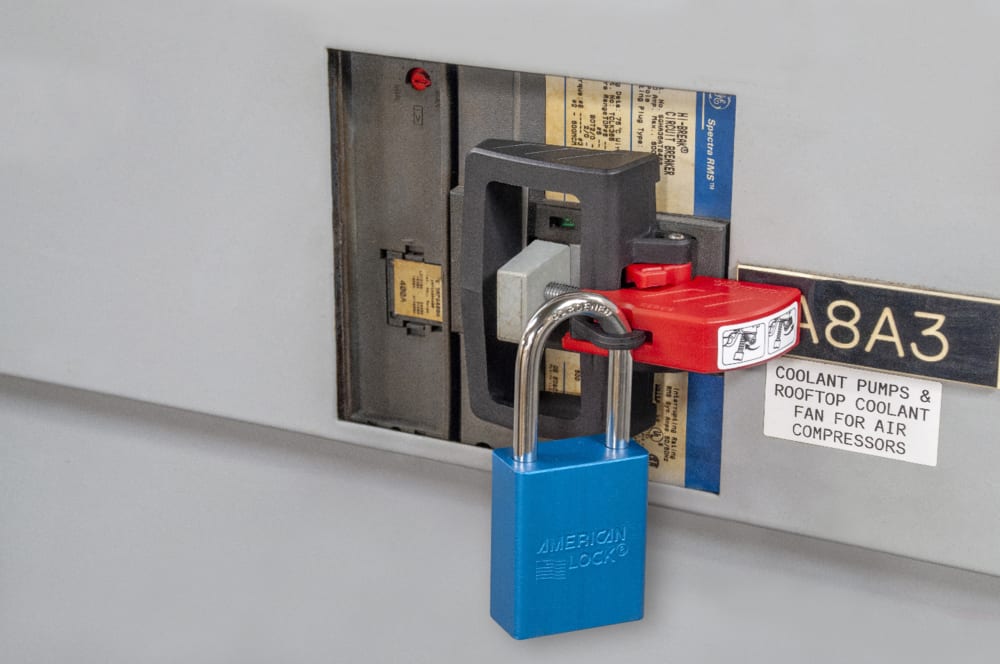 Master Lock S1106 Anodize Aluminum Lockout Padlock Keyed Different,38mm