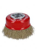 75mm 0.3mm Twist Knot Cup Brush Brass Bosch X-Lock (Each)