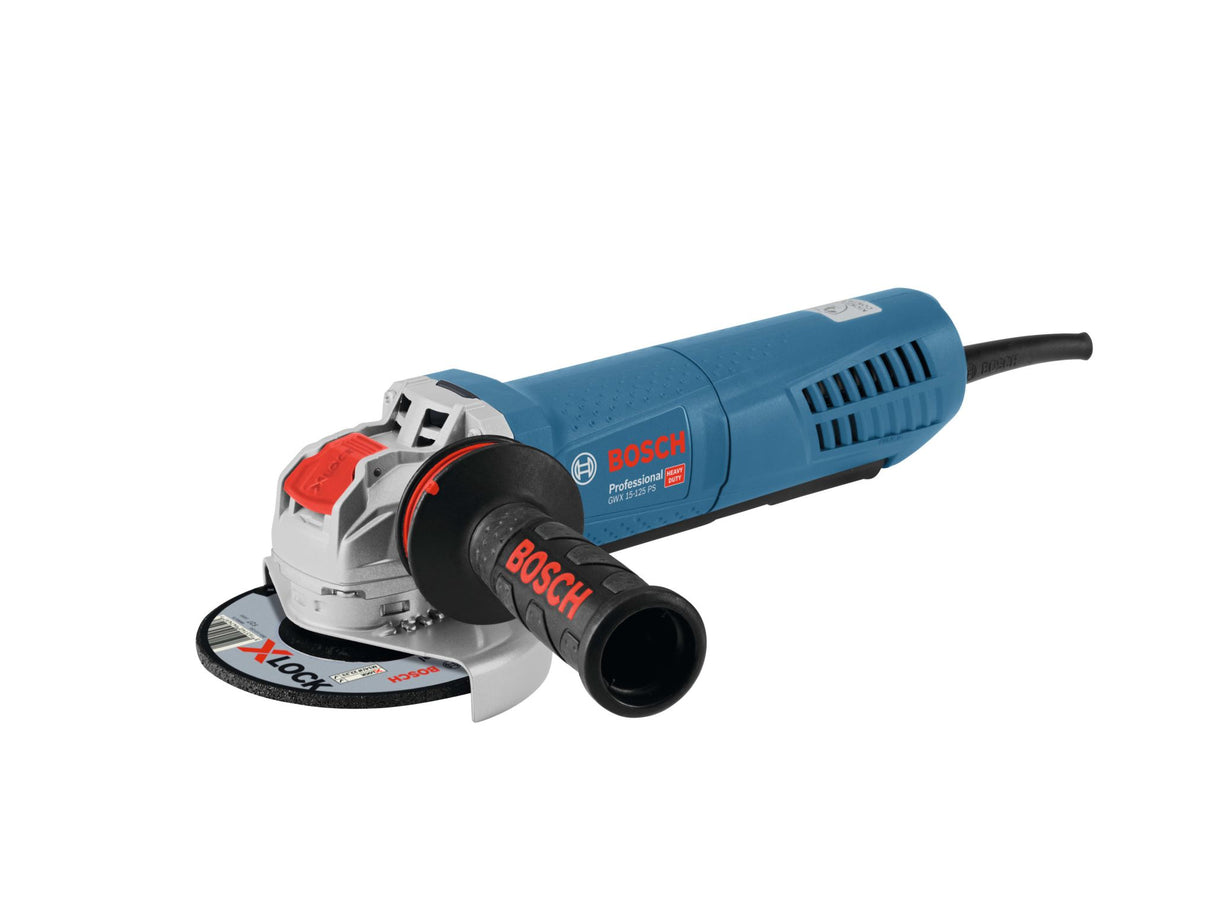 Bosch 1500W 125mm X-Lock Angle Grinder GWX15-125PS 125mm
