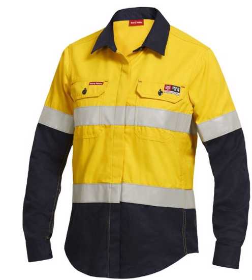 ShieldTEC, Women's Hi Vis 8.4cal FR Shirt, Y04050 (Each) -  - Size: 16