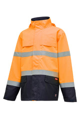 Hard Yakka, 34cal Hi Vis Flame Resistant Jacket - Yellow/Navy (Size: XL)