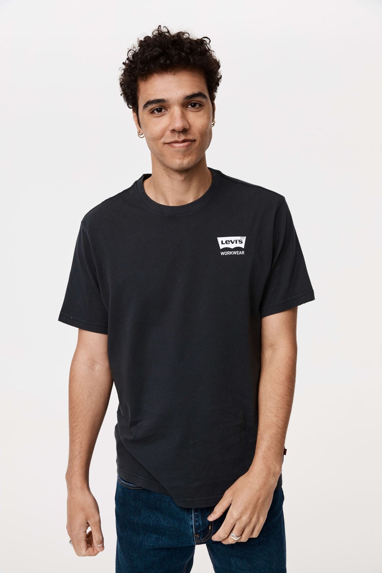 Levis, Relaxed Graphic Tee, 16143 - Black (Size: L)