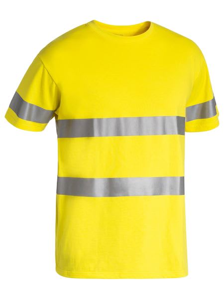 Bisley, Hi Vis Cotton T-Shirt, BK1017T - Yellow (Size: 5XL)