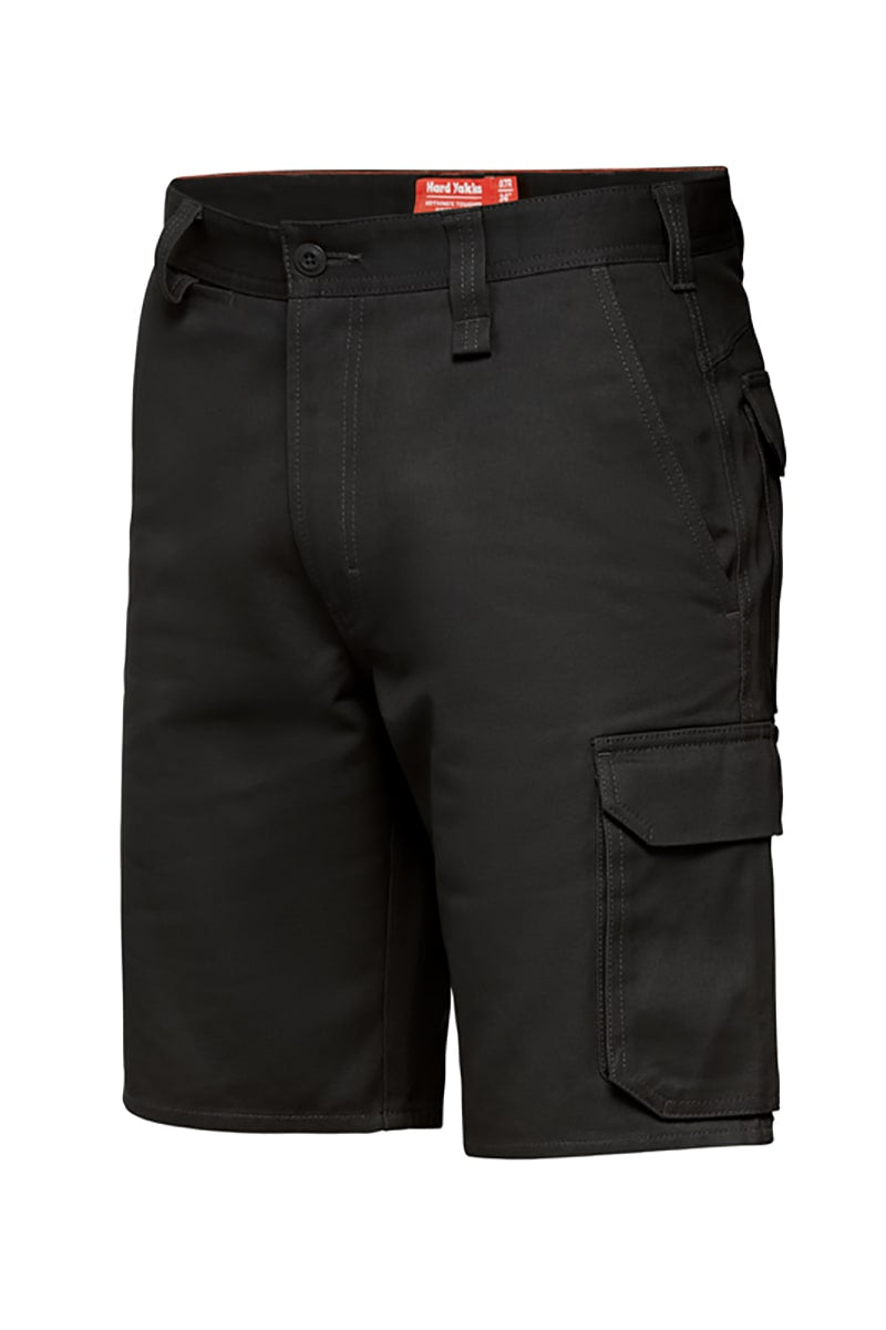 Hard Yakka, Foundations Cargo Short, Y05500 - Black - 82