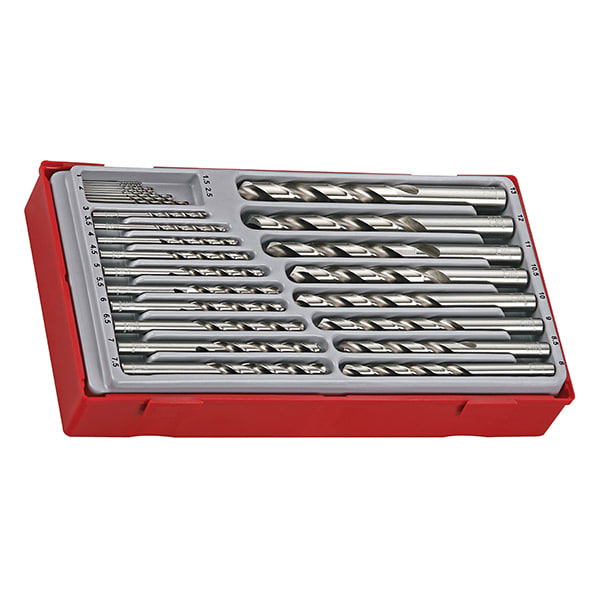 28pc Drill Bit Set 1.0-13.0mm - TC-Tray