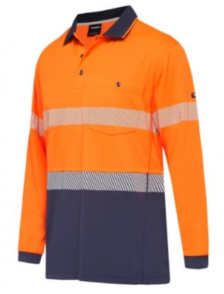 KingGee, Hi Vis Hyperfreeze Polo, K54225 (Each) - Size: 3XL - Orange