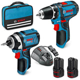 Bosch 12V Drill/Driver 2.0Ah 0615990L1G 2 Piece (Combo Kit)