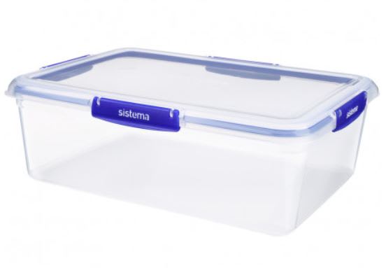 7.5L SISTEMA Rectangle Klip It Plus Container 1 (Each)