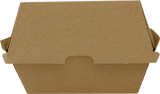 BioPak Recycled Paper Burger Box 105 x 105 x 85mm 50 (Pack)