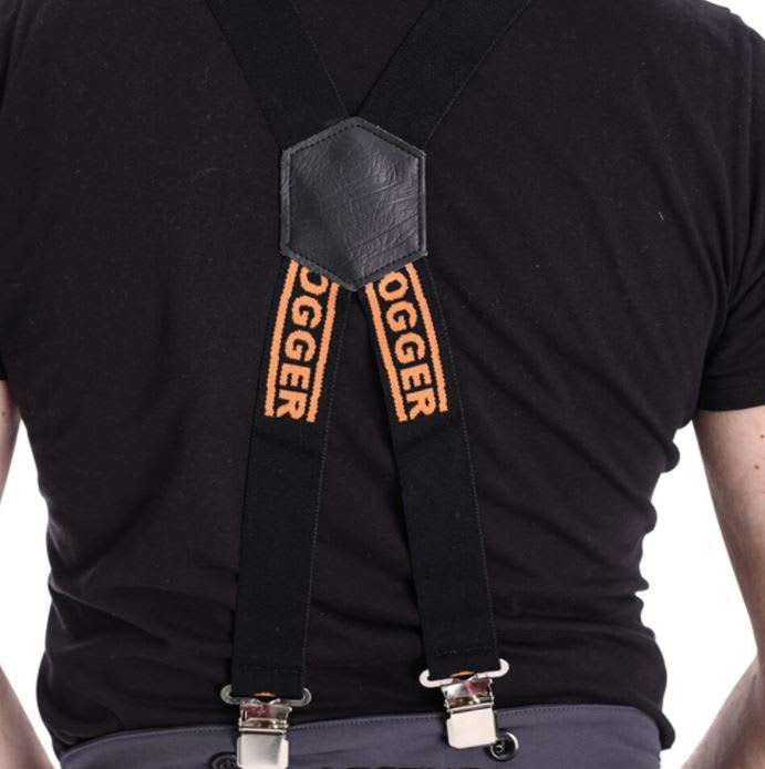 Clogger, Clip-on Premium Braces - Orange