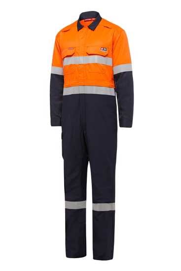 ShieldTEC, Hi Vis 8.4cal FR Overall, Y00055 (Pair) -  - Size: 87