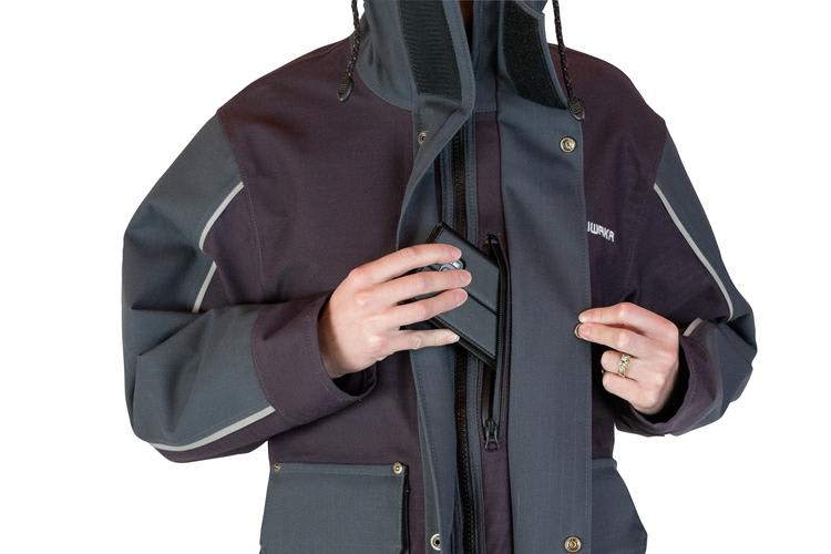 Kaiwaka, Stormforce Women's Parka, STFCL120 - Navy (Size: M)