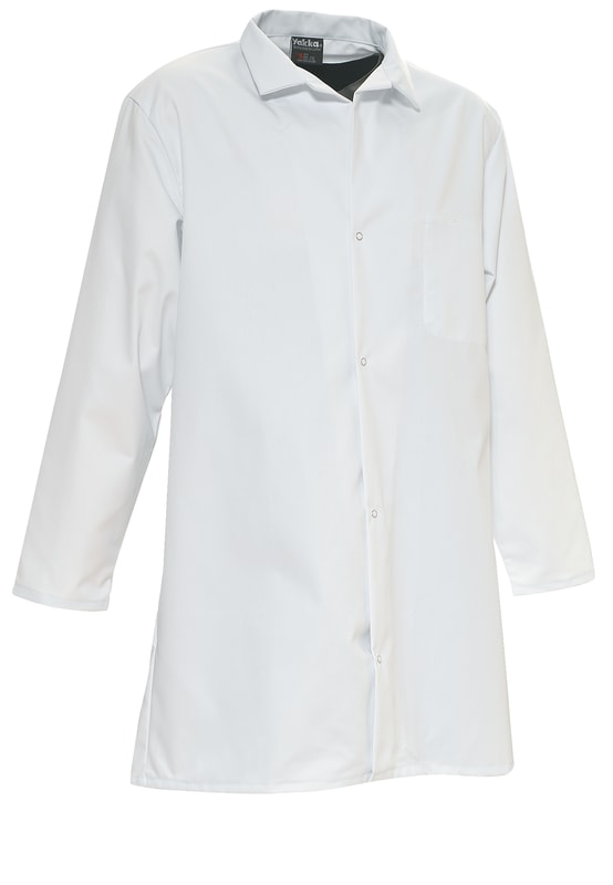 Hard Yakka, Polycotton Dustcoat - White (Size: 10)