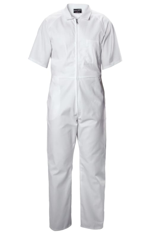 Hard Yakka, Polycotton Zip Overall, 4321 - White - 12
