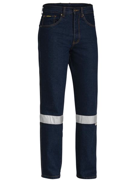 Bisley, Taped Rough Rider Jeans, BP6050T - DENIM BLUE (Size: 82)