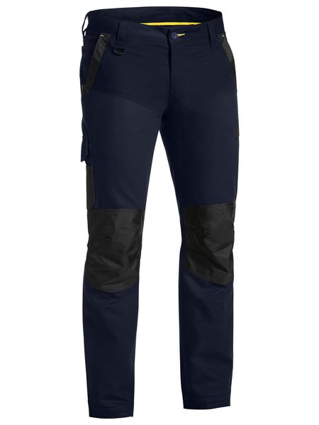 Bisley, FLX & MOVE Stretch Pant, BPC6130-Stout Fit (Each) - Navy - Size: 12