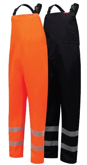 Hard Yakka, Taped Bib Over Trouser, N7TU02 (Pair) - Orange - Size: 4XL