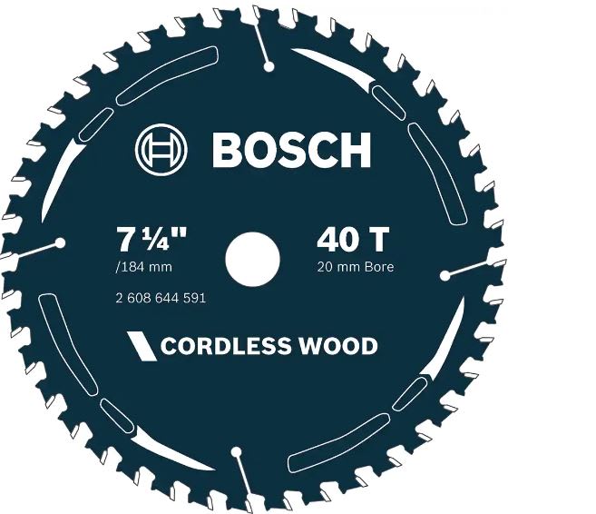 Cordless Circular Wood Saw Blade 184mm - Bosch SKU 429538