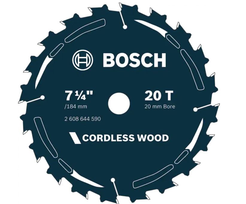 Cordless Circular Wood Saw Blade 184mm - Bosch SKU 429517