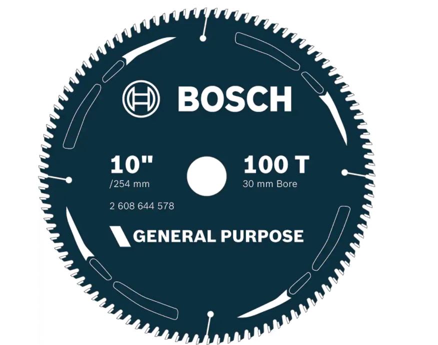 Bosch Saw Blade Circular Wood Cutter 254mm- 100T